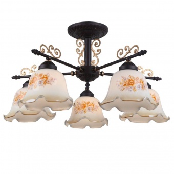 Потолочная люстра Arte Lamp 61 A6582PL-5BR