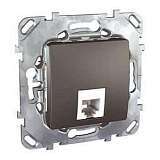 Розетка телефонная RJ11 Schneider Electric Unica MGU5.492.12ZD