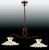 Подвесная люстра Odeon Light Amanda 2621/2