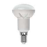 Лампа светодиодная диммируемая (UL-00004710) Uniel E14 7W 3000K матовая LED-R50 7W/3000K/E14/FR/DIM PLP01WH