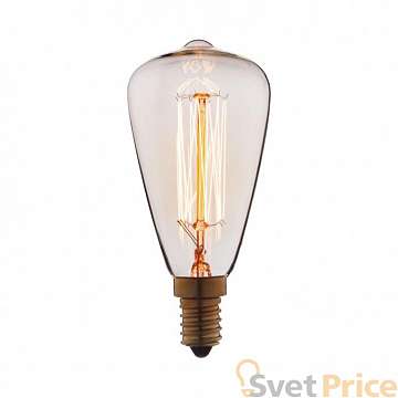 Лампа накаливания E14 40W колба прозрачная 4840-F