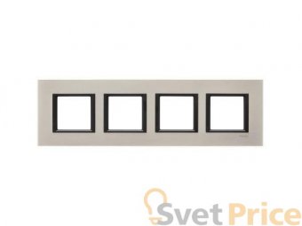 Рамка 4-постовая Schneider Electric Unica Class MGU68.008.7A2