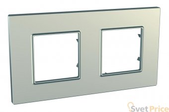 Рамка 2-постовая Schneider Electric Unica Quadro MGU6.704.57