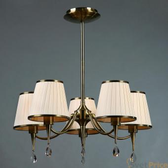 Подвесная люстра Brizzi Alora MA 01625CA/005 Bronze Cream