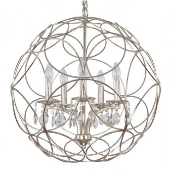 Подвесная люстра Crystal Lux Aria SP5 Silver