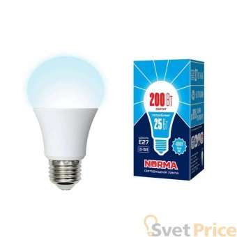 Лампа светодиодная (UL-00004470) E27 25W 4000K матовая LED-A70-25W/4000K/E27/FR/NR