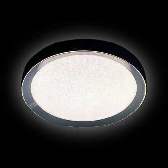 Потолочный светодиодный светильник Ambrella light Orbital Crystal Sand FS1212 WH/WH 64W+23W D500
