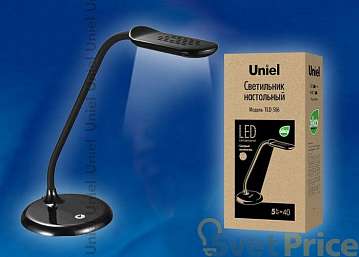 Настольная лампа (06545) Uniel TLD-506 Black/LED/550Lm/5000K