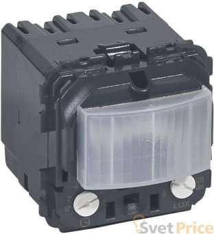 Датчик движения Legrand Celiane трехпроводной с нейтралью 400W 067025