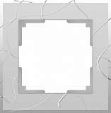 Рамка Vitel на 1 пост серебряный WL06-Frame-01 4690389054310