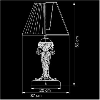 Настольная лампа Osgona Ampollo 786922
