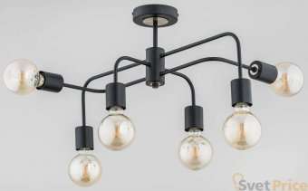 Потолочная люстра Alfa Linio Black 25496