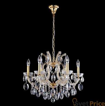 Подвесная люстра Crystal Lux Hollywood SP6 Gold