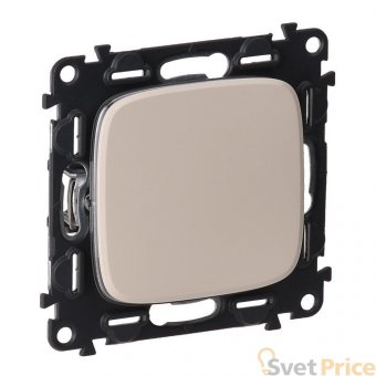 Выключатель одноклавишный Legrand Valena Allure 10A 250V слоновая кость 752801