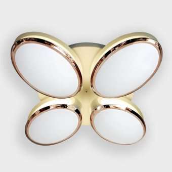 Потолочная светодиодная люстра Ambrella light Orbital Granule FG2024 WH 96W+40W D760