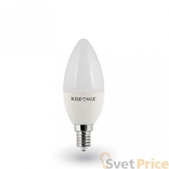 Лампа светодиодная диммируемая E14 6W 3000K свеча матовая STD-C37-6W-E14-FR/WW-DIM 7645