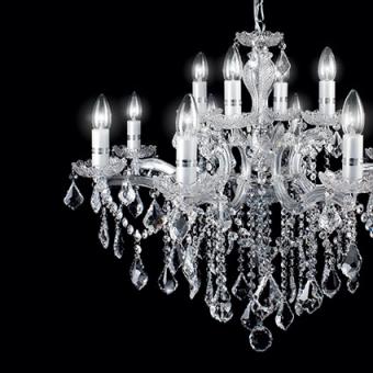 Подвесная люстра Ideal Lux Florian SP12 Cromo