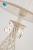 Настольная лампа Eurosvet Amelia 10054/1 белый с золотом/прозрачный хрусталь Strotskis