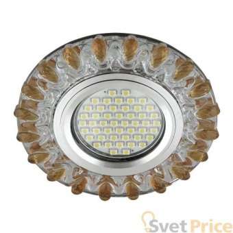 Встраиваемый светильник Fametto Luciole DLS-L148 Gu5.3 Glassy/Tea