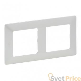 Рамка 2-постовая Legrand Valena Life Жемчуг 754142