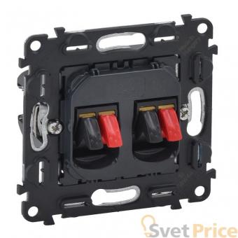 Акустическая розетка двойная Legrand Valena Мех In Matic 753078