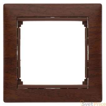 Рамка 1-постовая Legrand Valena тонированное дерево 770311