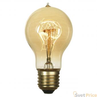 Лампа накаливания E27 60W 2700K колба прозрачная GF-E-719