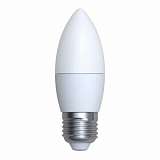 Лампа светодиодная (UL-00001066) E27 6W 3000K свеча матовая LED-C37-6W/WW/E27/FR/O