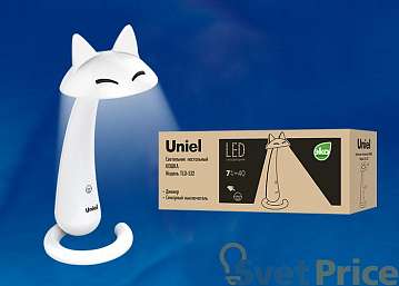 Настольная лампа (UL-00001461) Uniel TLD-532 White/LED/360Lm/4500K/Dimmer