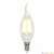 Лампа светодиодная филаментная (UL-00002229) Uniel E14 6W 4000K прозрачная LED-CW35-6W/NW/E14/CL GLA01TR