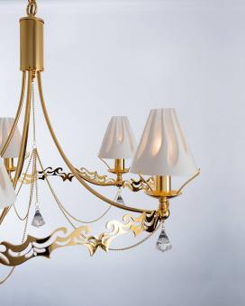 Подвесная люстра Arte Lamp Fuji A1626LM-5GO