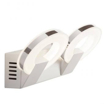 Настенный светодиодный светильник IDLamp Arien 400/2A-LEDWhitechrome