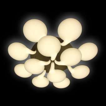 Потолочная светодиодная люстра Ambrella light Orbital Cloud FC26/12 WH 432W D1140