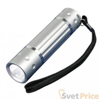 Ручной светодиодный фонарь Uniel (05940) от батареек 60 лм S-LD026-C Silver