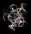 Бра Lightstar Spider 742654 страна Италия Бра Lightstar Spider 742654