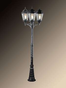 Садово-парковый светильник Arte Lamp Genova A1207PA-3BS