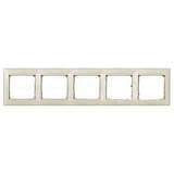 Рамка 5-постовая Legrand Valena жемчужная 770475