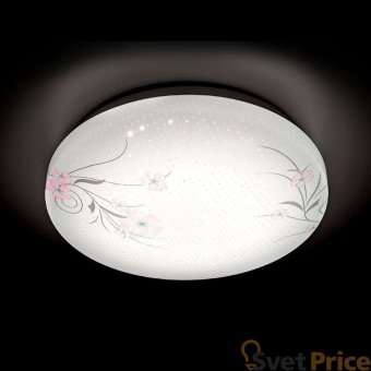 Потолочный светодиодный светильник Ambrella light Orbital Fly Simple F560 WH 15W 4200K D300