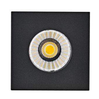 Потолочный светодиодный светильник Donolux DL18812/7W Black SQ