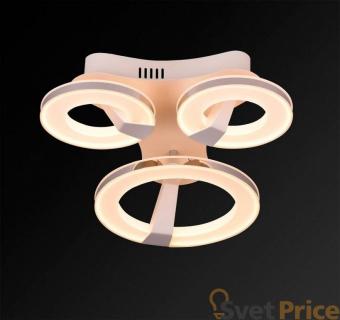 Потолочный светодиодный светильник IDLamp Jenevra 397/3PF-LEDWhitechrome