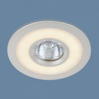 Встраиваемый светильник с двойной подсветкой Elektrostandard 1052 MR16 CH хром 4690389061967