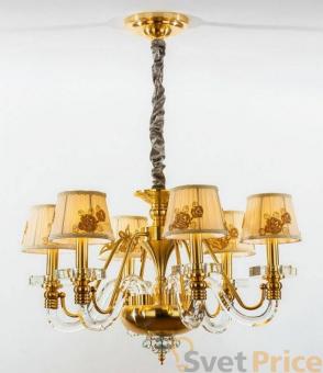 Подвесная люстра IDLamp Domenica 402/6-LEDOldbronze