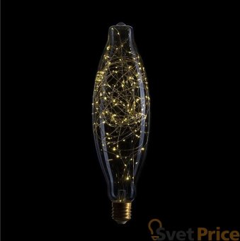 Лампа светодиодная филаментная E40 4,5W 2600K прозрачная 057-011