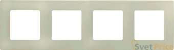Рамка 4-постовая Legrand Etika слоновая кость 672514