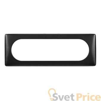 Рамка 6/8-модульная Legrand Celiane чёрный никель 069036