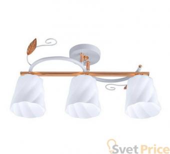 Потолочная люстра IDLamp Annelisa 380/3PF-Whitegold
