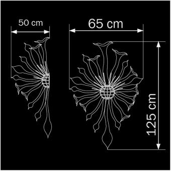 Подвесной светодиодный светильник Osgona Artglass 890051