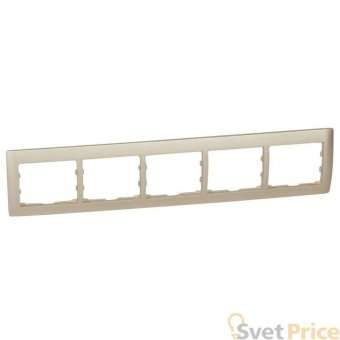 Рамка 5-постовая Legrand Galea Life титан 771405