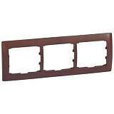 Рамка 3-постовая Legrand Galea Life вишня 771973