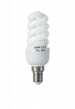 Лампа энергосберегающая E14 9W 4200K спиральТ2 матовая 171209
